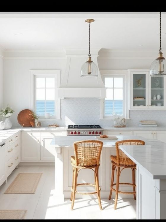 Coastal Kitchen Tricks Interior Designers Use