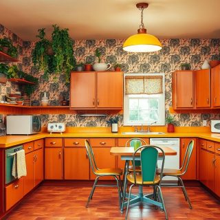 31 Enchanting Cottage Kitchen Ideas Using Vintage Floral Prints