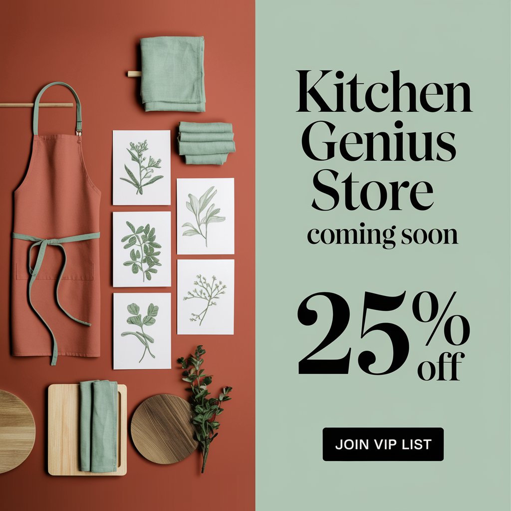 Kitchen Genius Store Coming Soon