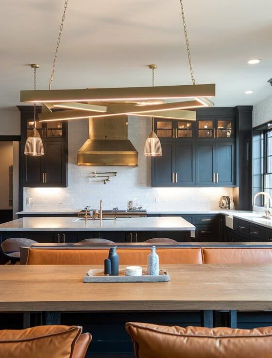 15+ Stunning Black Kitchen Transformations: From Dark Cabinets to Marble Masterpieces