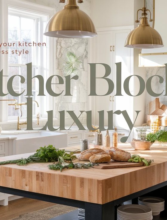 Elevate Your Kitchen’s Charm: Unique Butcher Block Accents That Shine