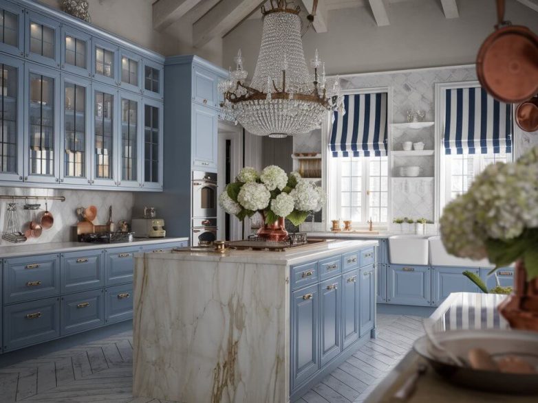 17 Enchanting French Blue Kitchen Ideas That Transform Spaces