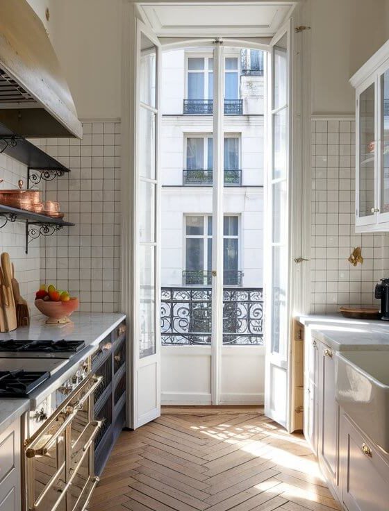 11 Timeless Elements of a Paris Apartment Kitchen: Vintage French Design Secrets